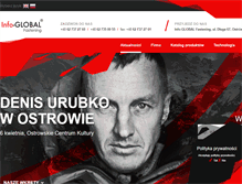 Tablet Screenshot of info-global.pl